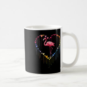 Niedliche Flamingo im Herzen Liebe für Fun Pet Lov Kaffeetasse
