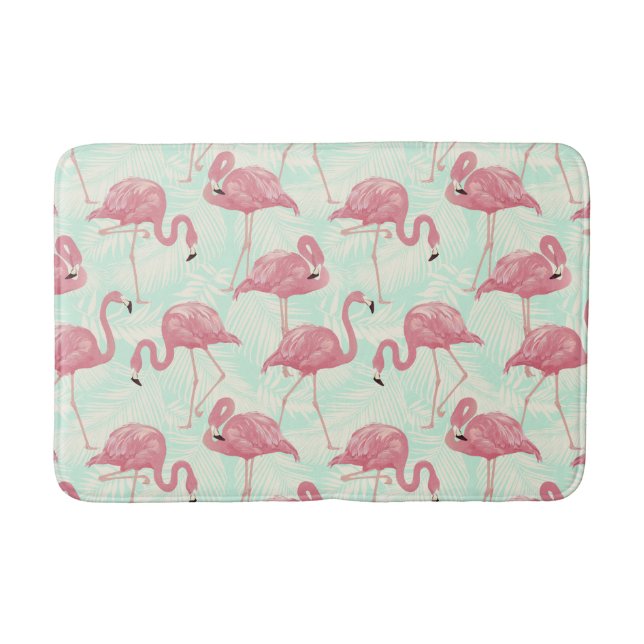 Niedliche Flamingo Pattern Badmatten Badematte (Vorderseite)