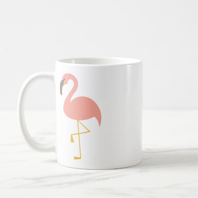 Niedliche Flamingo-Tasse Tasse (Links)