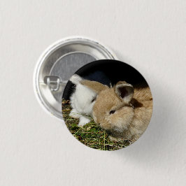 Niedliche, flauschige Bundsen Button