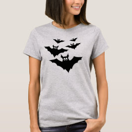 Niedliche Fledermäuse halloween Frau Langärmel T - T-Shirt