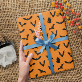 Niedliche Fledermäuse MusterHalloween Geschenkpapier