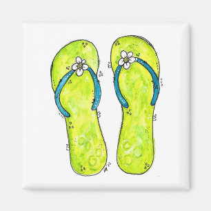 Niedliche Flip Flops Magnet