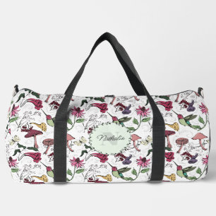 Niedliche Floral Hummingbird Nature Sports Fitness Duffle Bag