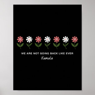 Niedliche florale Blume, die wir nicht wie früher Poster