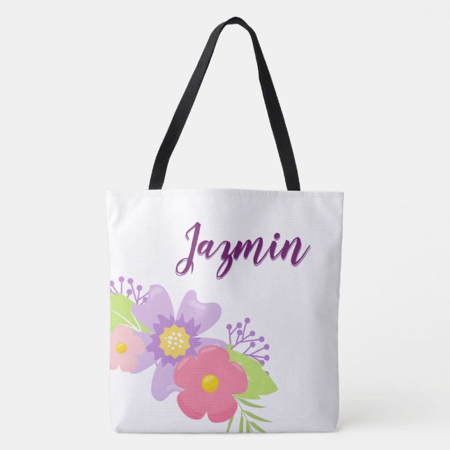 Niedliche florale Personalisiert (Vorderseite)
