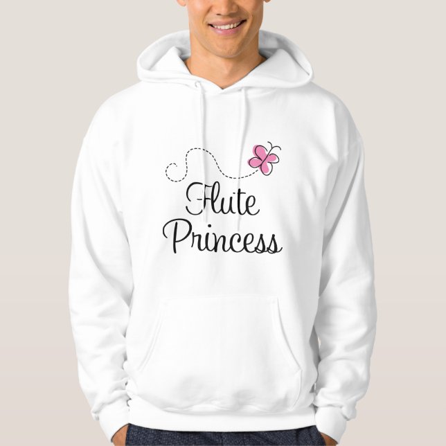 Niedliche Flöten-Prinzessin Hoodie (Vorderseite)