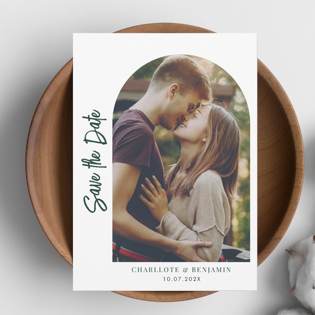 Niedliche Foto Arch Wedding Save The Date (Cute Photo Arch Wedding Save the Date)