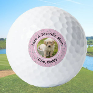 Niedliche Fotoplatte für benutzerdefinierte Hunde  Golfball