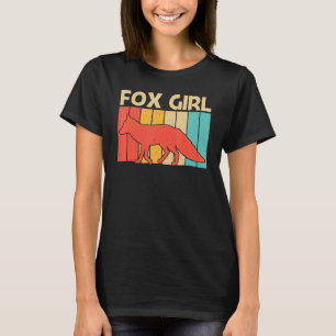 Niedliche Fox für Mädchen Mama Vulpine Fox Wildtie T-Shirt