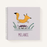 Niedliche Fox-Illustration Kinder Personalisiert