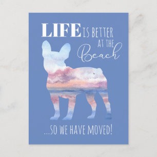 Niedliche französische Bulldog-neue Postkarte