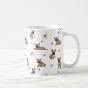 Niedliche französische Bulldoggen-Kaffee-Tasse Tasse
