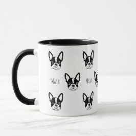 Niedliche französische Bulldogin-Tasse Tasse