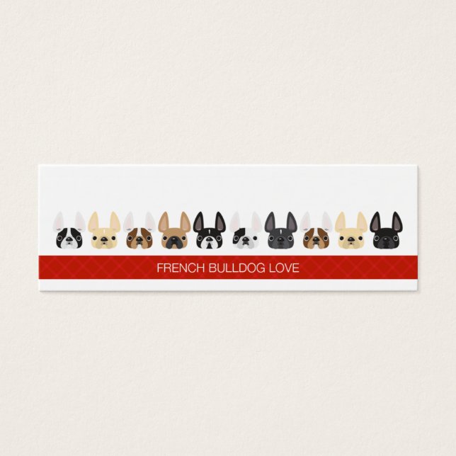 Niedliche französische Bulldogs (Vorderseite)