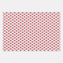 Niedliche französische Bulldogs Animated Pets Red