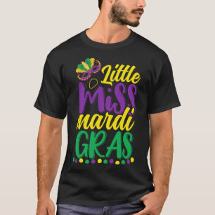 Niedliche Frau Mardi Gras 2024 Beads Girl T-Shirt