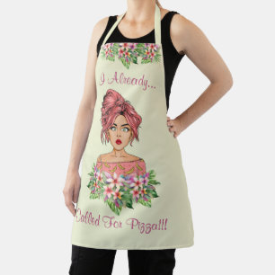 Niedliche Frauen-Medium für Schürze