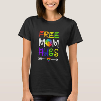 Niedliche Freie Mama Hugs Daisy Rainbow Herzblut P T-Shirt