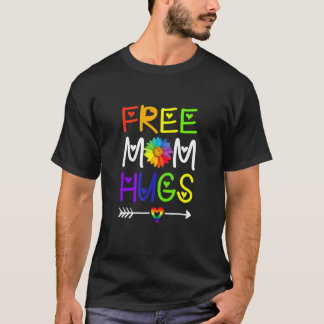 Niedliche Freie Mama Hugs Daisy Rainbow Herzblut P T-Shirt