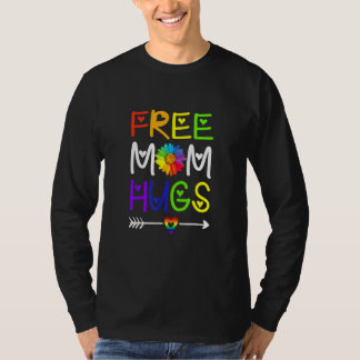 Niedliche Freie Mama Hugs Daisy Rainbow Herzblut P T-Shirt