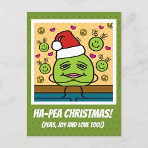 Niedliche Freude und Liebe Ha-Pea Weihnachten