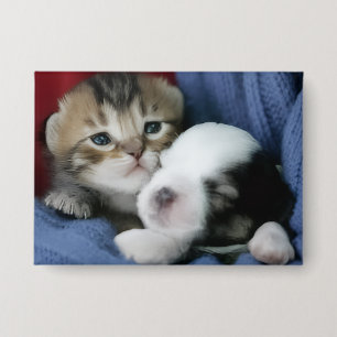 Niedliche Freunde Button