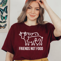 Niedliche Freunde nicht Essen, Vegan, Vegetarier,
