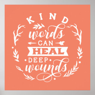 niedliche Freundlichkeit inspirierende Wortart Pos Poster