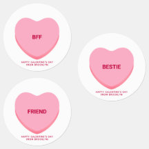 Niedliche Freundschaft Galentine's Day Süßigkeiten