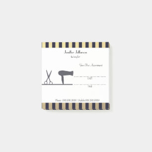 Niedliche Friseur-Verabredung Posten-it® Post-it Klebezettel