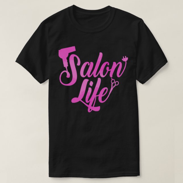 Niedliche Friseursalon-Geschenkidee T-Shirt (Design vorne)