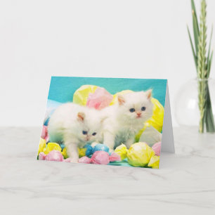 Niedliche fröhliche Ostern Feiertagskarte