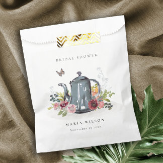 Niedliche fröhliche Rose Blumenkohl Brautparty Geschenktütchen