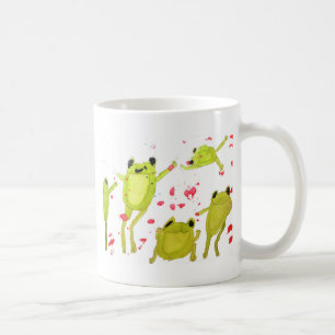 Niedliche Froschdarstellung Tasse