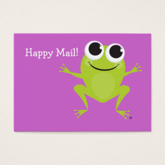 niedliche Froschkarte "Happy Mail" - tolle Kinderg