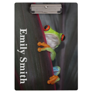 Niedliche Froschklammer Klemmbrett