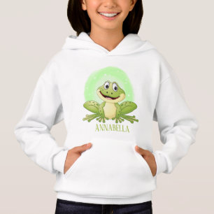 niedliche Froschliebhaber geben Namen Hoodie