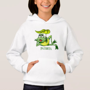niedliche Froschliebhaber tragen den Namen Hoodie