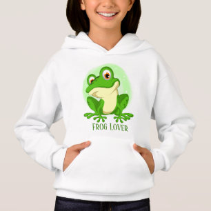 niedliche Froschliebhaber tragen den Namen Hoodie
