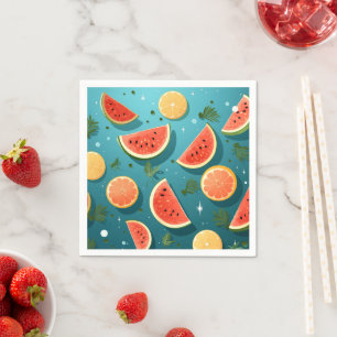 Niedliche Fruchtpapierservietten Serviette