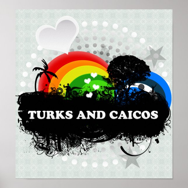 Niedliche Fruchttürken und Kaikos Poster (Vorne)