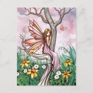 Niedliche Frühjahrsreise Blume Kärnten Postkarte