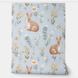 Niedliche Frühlingsbände und Blume Tapete