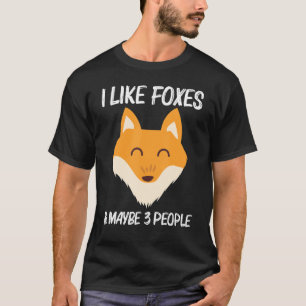 Niedliche Füchse für Männer Besitzer von weibliche T-Shirt