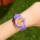 Niedliche Füchse mit Herz, handgezeichnet Armbanduhr<br><div class="desc">Diese Uhr hat ein niedliches Fuchsmotiv! Liebe Bruder und Schwester oder Mutter/Vater und Kind mit roten Herzen. Niedliche Geschenkidee für Kinder! Handgezeichnet und digital verarbeitet.</div>