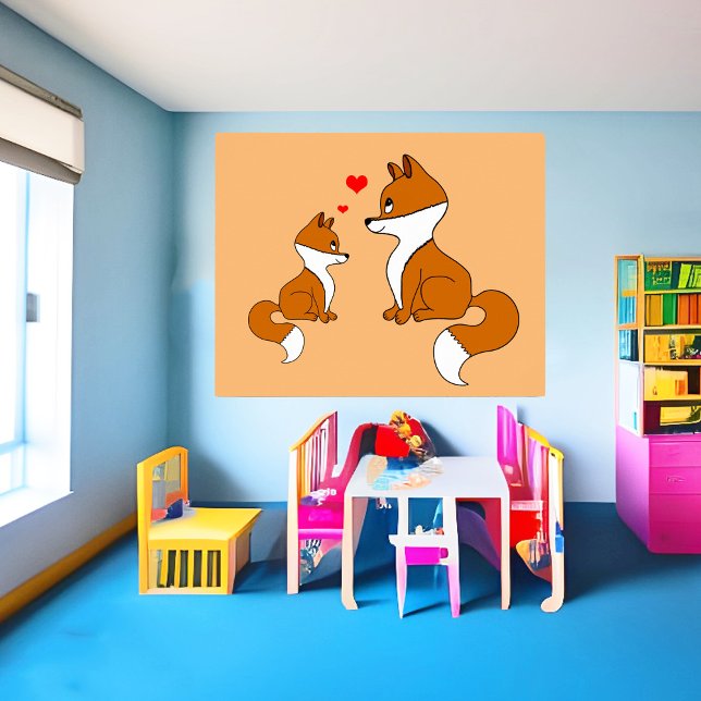 Niedliche Füchse Poster (Von Creator hochgeladen)