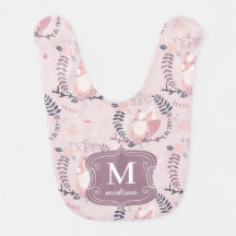 Niedliche Füchse Rosa Monogramm Moderne Adorable G