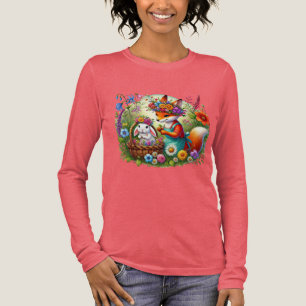 Niedliche Fuchsfreunde Tri-Blend Shirt