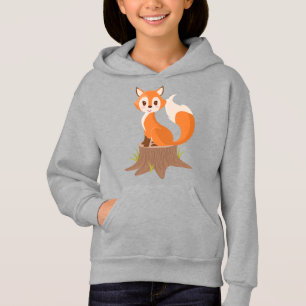 niedliche Fuchsmädchen Hoodie